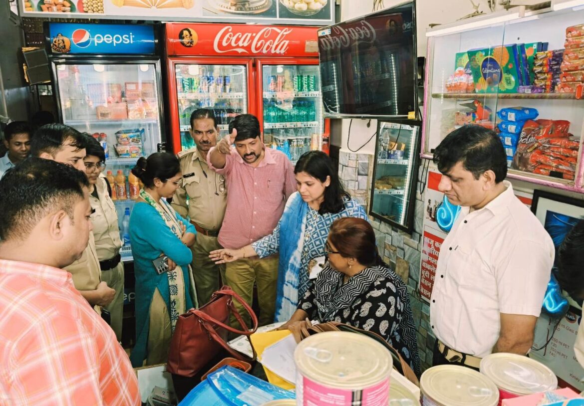  तीन क्विंटल दूषित मावा किया जब्त  मिठाई फैक्ट्री को किया गया सील