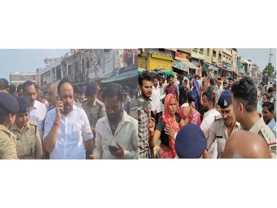 दमोह में युवक की पीट-पीटकर हत्या, सड़क पर शव रखकर प्रदर्शन